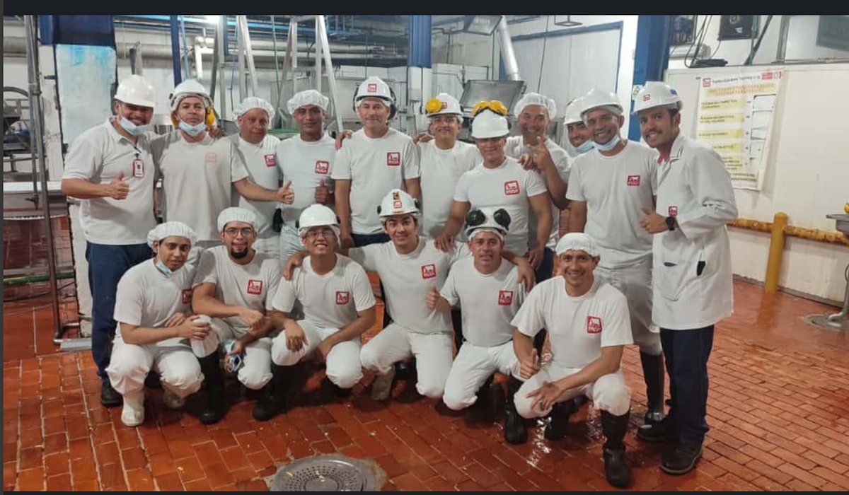Production team at the plant