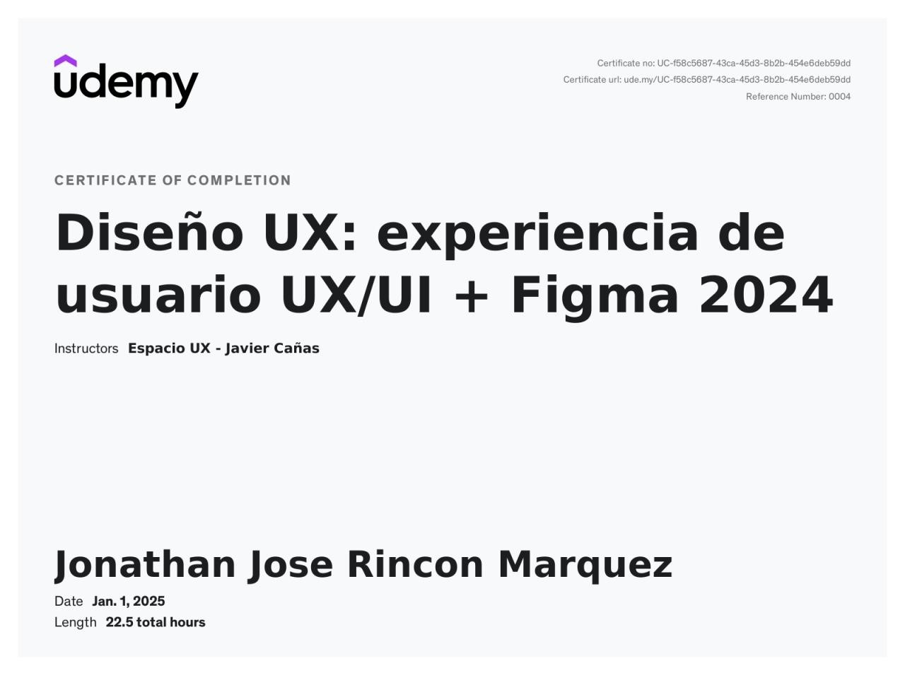 UX/UI design and Figma · User experience
