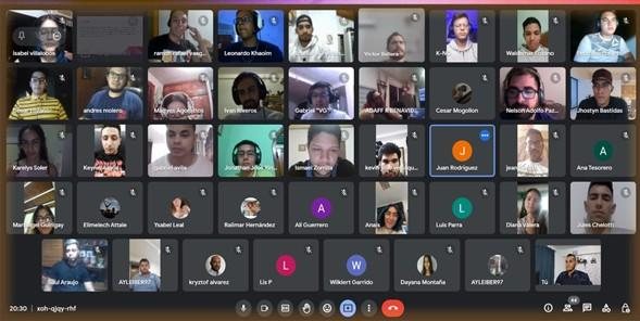Online session of the Lexpin computer engineering programme